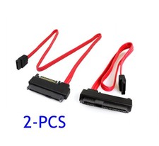 2PCS SAS 29 Pin SFF-8482 to SATA 7Pin Hard Disk Drive  Cable with SATA Power Cor picture