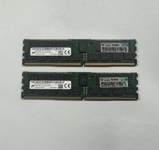 Lot of 2 Micron 16GB 2Rx4 PC4-2133P-RB1-11 RAM (Tested) picture