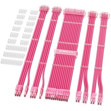 PSU Cable Extension Kit - 8Pin PCIE (34cm), 24Pin ATX & EPS (30cm), 16AWG Pow... picture