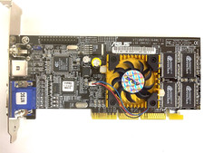 VINTAGE ASUS V7100PRO/64M(T) AGP 64 MEG NVIDIA GEFORCE2 MX400 VGA CARD MXB168 picture