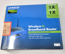 Linksys WRT54G Wireless-G Broadband 54 Mbps 4 PORT 802.11g Router NEW SEALED picture