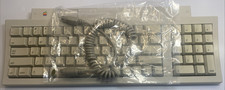 Apple Keyboard M0487 Macintosh IIgs ADB Keyboard Vintage Tested w/ Coiled Cable picture