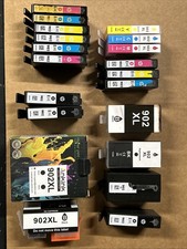 HP 902 & 902 XL Empty Ink Cartridges Some OEM One is Full picture