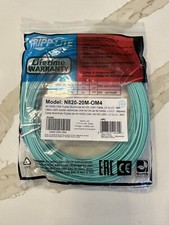 NEW Tripp Lite N820-20M-OM4 Fiber Optic Duplex Multimode 50/125 lSZH 40/100gb picture