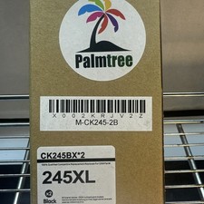 Palmtree Ink Black Cartridge Replacement for Printers 245XL 2 Pack picture