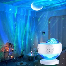 LED Aurora Sensory Light Galaxy Projector Sound Machine Bluetooth Speaker picture