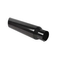 For Black Straight Exhaust tip 4
