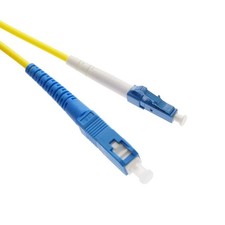 20 Pack of 5m LC/UPC-SC/UPC Singlemode Simplex OFNR 2.0mm Fiber Optic Patch Cabl picture