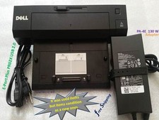 Dell Genuine E-Port Plus PR02X K09A with PA-4E 130 W Adapter. picture