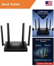 AX3000 Gigabit Mesh Wi-Fi 6 Router, 5X GbE, VPN, 1400 sq.ft, WR3000E picture