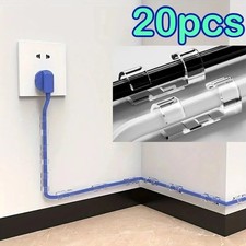 20 Pack Cable Clips Self Adhesive Wire Management Organizer Desk Office picture