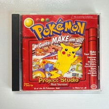 The Learning Company Pokémon Project Studio Red Version Software CD-ROM Windows picture