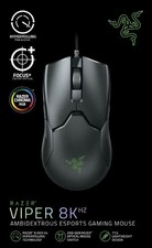 RAZER VIPER 8KHz E-SPORT GAMING MOUSE 20000 DPI AMBIDEXTROUS RGB BLACK BRAND NEW picture