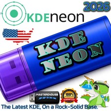 KDE Neon 2026 – Bootable USB Live Installer – Plasma 6.6.1 – PC & Intel Mac picture