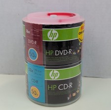 HP DVD-R 50 Pack 4.7GB 16x CD-R 50 Pack 700MB 52x Blank Recordable Discs picture