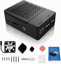 Iuniker ABS Case Compatible with Raspberry Pi 3B+ / 3B, Raspberry Pi 3 Case with picture