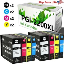 8-Pack PGI-2200XL PGI2200XL Ink Cartridge for MAXIFY MB5320 MB5120 picture