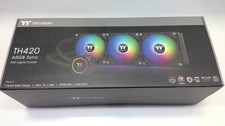 Thermaltake TH420 CL-W367-PL14SW-A ARGB Sync V2 CPU Liquid Cooler 500-1800 RPM picture