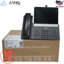 10 PACK Cisco Refresh CP-8875-K9 Video Phone 8875 IP Desk Phone Bluetooth Wi-Fi picture