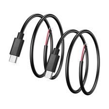 PNGKNYOCN USB C Pigtail Cable，0.5M 5V Type C Male Plug to 1.6 feet, Black picture