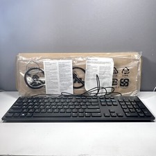 Genuine Dell KB216-BK USB Wired Replacement Computer Black Slim Keyboard 06WMN0 picture