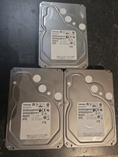 Lot of 3 Toshiba MG04ACA400N 4TB HDD Formatted picture