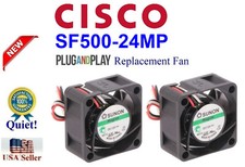 2x Cisco SF50024MP Replacement Fans Low Noise Fan Best Home Office Netwo G2U picture