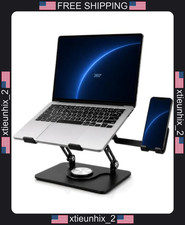 Laptop Stand with Phone Holder, 360° Swivel, Fits Up to 16-Inch Laptops picture