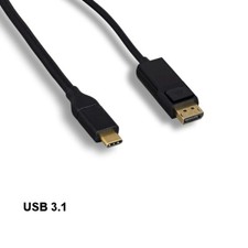 10x 10ft USB 3.1 Type C to DisplayPort Cable 4Kx2K for PC Smartphone Laptop picture