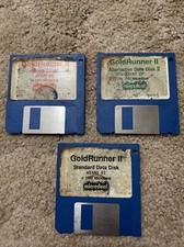 vintage atari st gold runner II 1987 Microdeal floppy disks picture