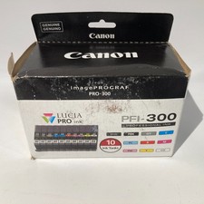 GENUINE Canon LUCIA PRO PFI-300 Ink Cartridge FULL SET for ImagePROGRAF PRO-300 picture