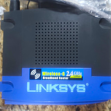 Linksys Wireless-G 2.4GHz 802.11g 54 Mbps Broadband Router Black/Blue picture