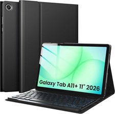 TiMOVO Keyboard Case for Samsung Galaxy Tab A11+ 2026, Black Wireless Detachable picture
