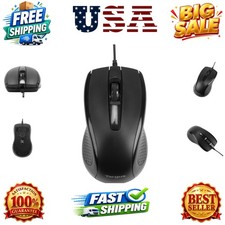 Compact Mouse with Blue Trace Technology for Tracking and Retractable 2.5-Foo... picture