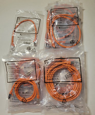 Lot of 13 New 600 MHz Cat7 Ethernet Patch Cable 26AWG Shielded, assorted lengths picture