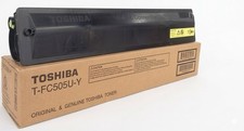 Toshiba T-FC505U-Y Yellow Toner Cartridge Genuine  picture