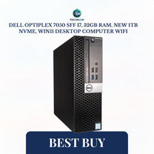 Dell OptiPlex 7050 SFF i7, 32GB Ram, NEW 1TB NVME, Win11 Desktop Computer WiFi picture