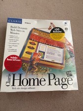 Claris Home Page 3.0 Website Design Software • Mac OS Version 1996 Vintage RARE picture