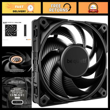 High-Speed 120mm PWM Gaming PC Case Fan - Silent, Efficient, Black Cooling Solut picture