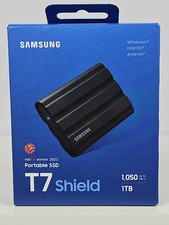 Samsung T7 Shield 1TB External SSD - Black (‎MU-PE1T0S/AM) - New W/ Factory Seal picture