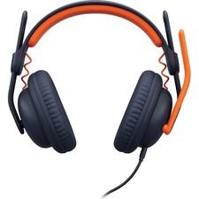 Logitech Core Zone Learn Over-Ear USB-C Wired Headset in Classic Blue and Orange picture
