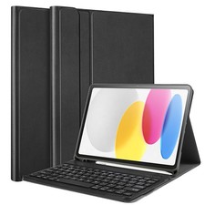 For iPad A16 /10th gen Keyboard Case Folio Leather Stand Shockproof Smart Cover picture