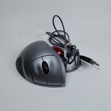 Logitech TrackMan Wheel Mouse Track Man Red Marble USB T-BB18 Tested Works picture