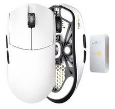 Lamzu Maya X Wireless Gaming Mouse 47g PAW3950 30000 DPI 8K White OB Ships Fast picture