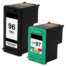 2 pack HP 96 Black & 97 Tri Color Combo Ink cartridge for Deskjet Printer NEW picture