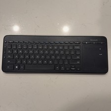 Microsoft All in One Wireless Keyboard 1632 Track Pad No Receiver Dongle picture
