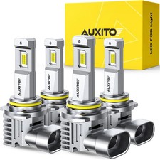 AUXITO 9005 9006 Combo 6500K White 180,000LM Mini Size Plug and Play,4PCS picture
