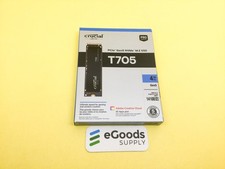 Crucial T705 4TB PCIe Gen5 NVMe M.2 2280 Internal SSD CT4000T705SSD3 New Sealed picture