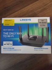 Linksys EA8300 Max-Stream AC2200 Tri-Band MU-MIMO Router Black, 4-Port picture