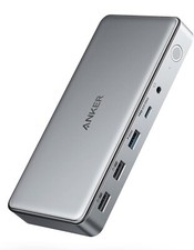 Anker 563 10-in-1 2x HDMI DisplayPort 100W PD Audio USB-C Docking No Power Cable picture